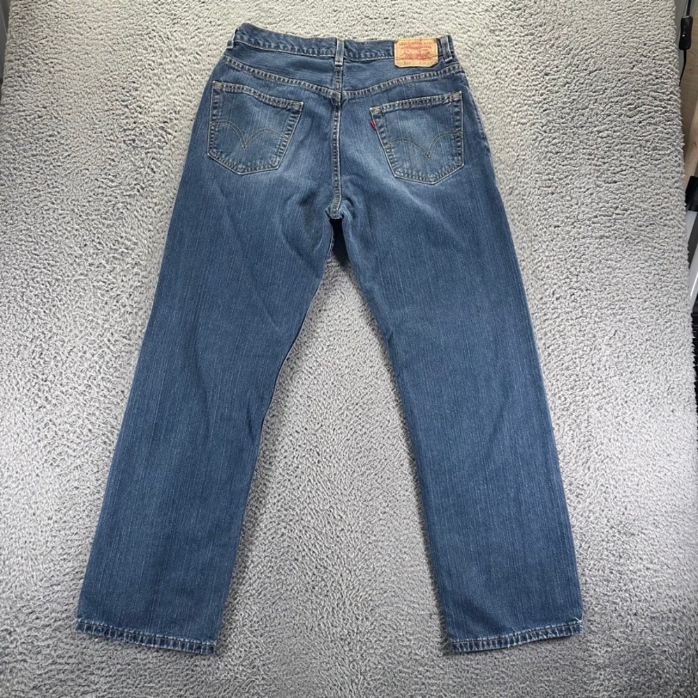 Vintage Levi's 559 Relaxed Straight Leg Baggy Jeans Mens W34 L32 Blue Denim - Picture 4 of 10